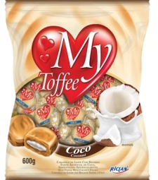 Imagem de capa de Bala My Toffee Riclan 500g Coco
