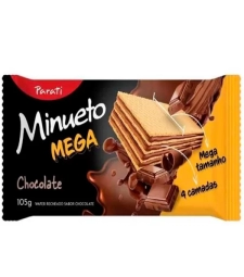 Imagem de capa de Wafer Minueto 30 X 105g Mega Chocolate