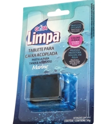 Imagem de capa de Tablete P/ Cx Acoplada Gota Limpa 12 X 50g Marine