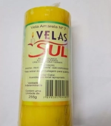 Imagem de capa de Vela Sul Nº7 12 X 1 Unid. 255g Amarela