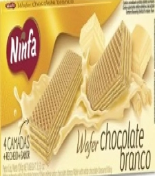 Imagem de capa de Wafer Ninfa 40 X 100g Chocolate Branco