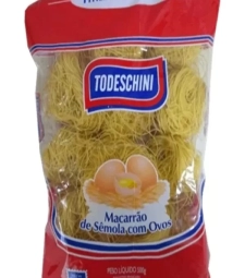 Imagem de capa de Macarrao Todeschini 20 X 500g  C/ovos Fitilho De Ouro