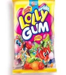 Imagem de capa de Pirulito C/chicle Lolly Gum 600g Sortidas